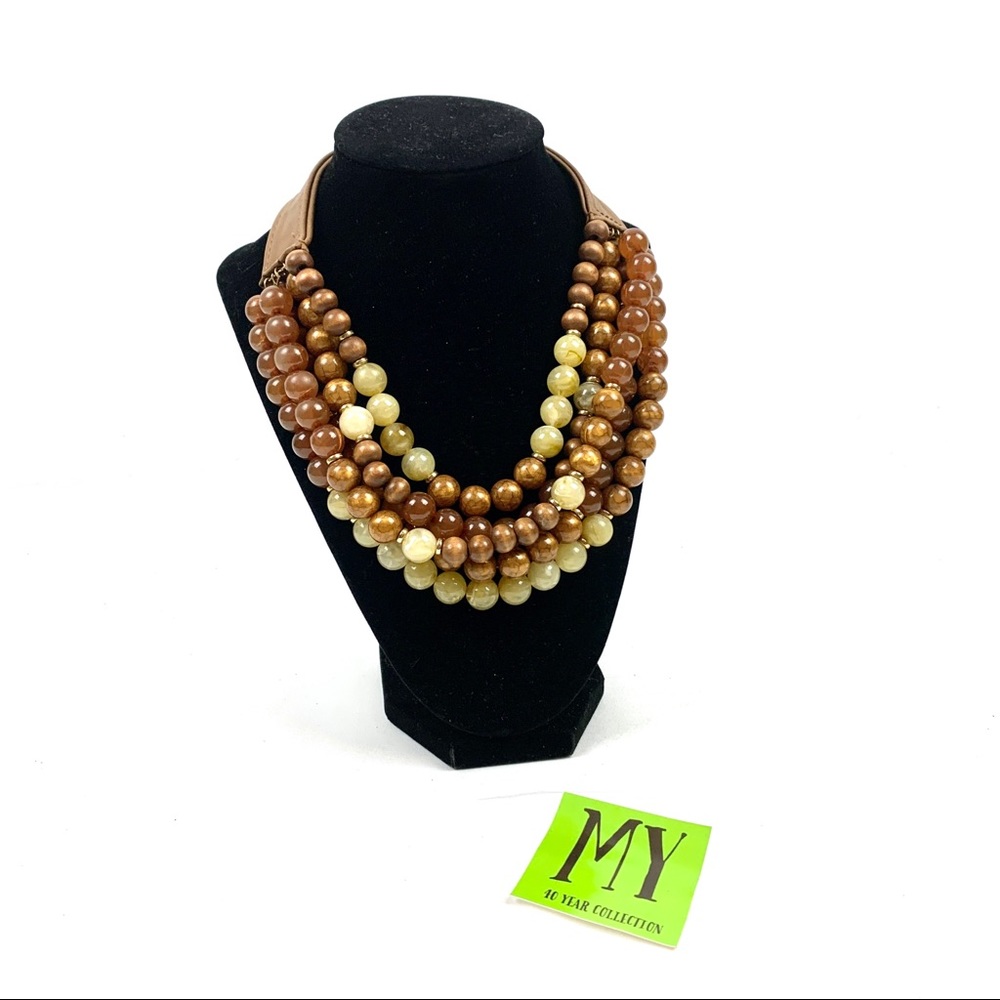 Chico’s Multi strand Bib Necklace